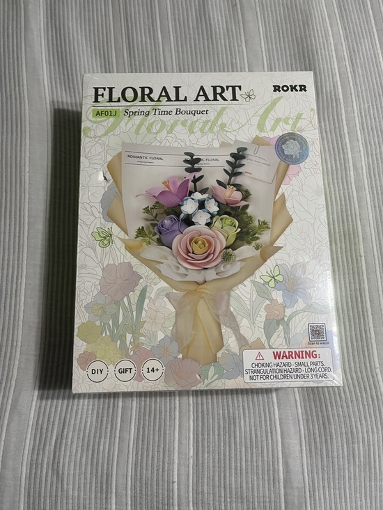 rokr Accessories - Floral Art Spring Time Bouquet DIY Kit - Pastel Multicolor